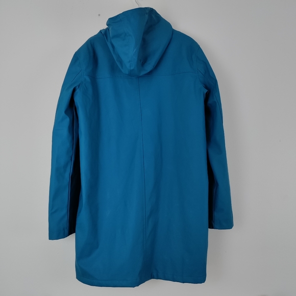 ASOS Hooded Fleece Lined Long Sleeve Size 10 Raincoat - Picture 2 of 15